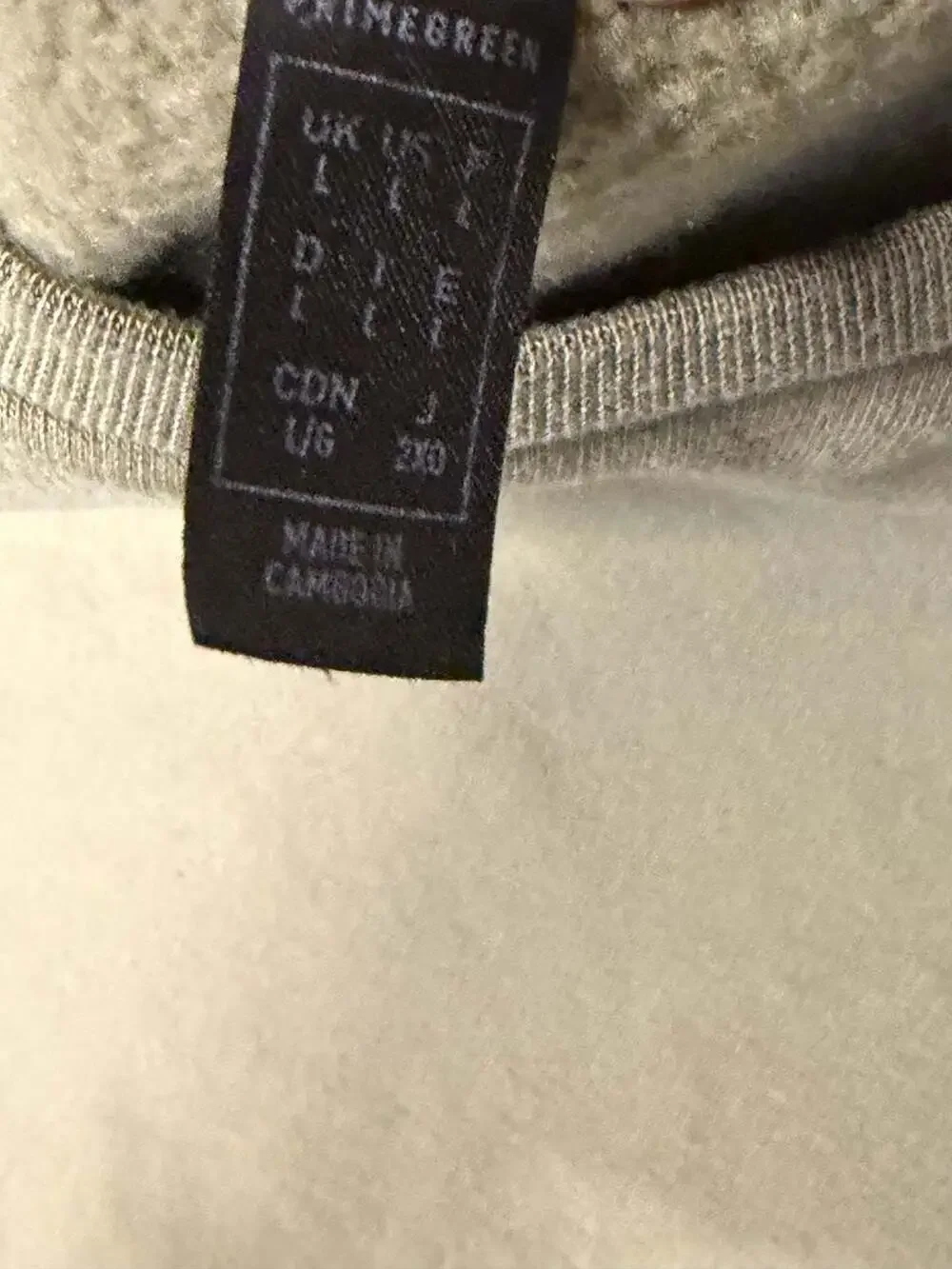 Adidas Primegreen 3-Stripe Fleece Crew Neck Sweatshirt Olive Green Mens Large